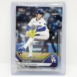 2025 Topps NOW Roki Sasaki 2025 World Series Champions #WS-14