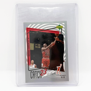 1997-98 Upper Deck NBA Stickers Michael Jordan Catch 23 #MJ159