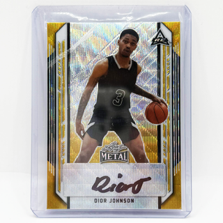 2022 Leaf Metal Dior Johnson Gold Wave Rookie Auto 1/1