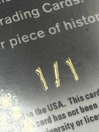 2022 Leaf Metal Dior Johnson Gold Wave Rookie Auto 1/1