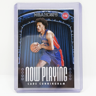 2021-22 Panini Hoops Now Playing Cade Cunningham - No. 1 (B)