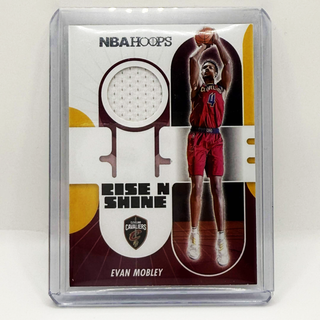 2021-22 Panini Hoops Rise N Shine Evan Mobley Rookie Swatch #RS-EM