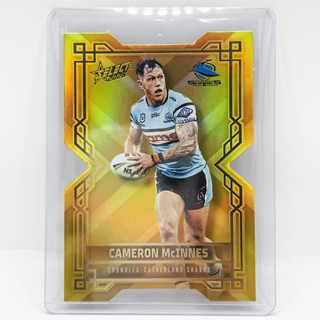 Select 2026 NRL League Heroes Colours Diecut Gold Cameron McInnes #014/250 - CDG47