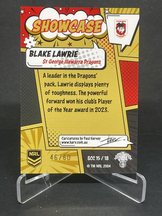 2024 NRL Traders Showcase Blake Lawrie Case Hit 46/60