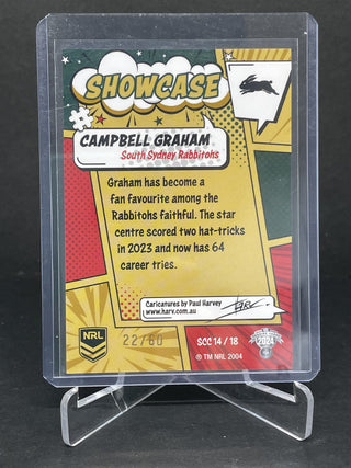 2024 NRL Traders Campbell Graham Showcase Case Card 22/60