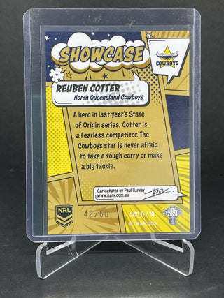 2024 NRL Traders Reuben Cotter Showcase Case Card 42/60