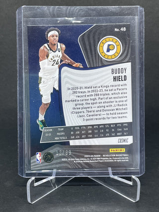 2023-24 Panini Revolution Cosmic Buddy Hield 12/99