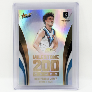 Select 2026 AFL Footy Stars Milestone Games Darcy Byrne-Jones #015 of 250 - MGH69