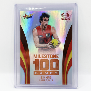 Select 2026 AFL Footy Stars Milestone Games Ben King #054 of 250 - MGH48