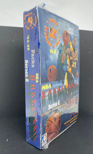 1994-95 Topps Stadium Club NBA Basketball Series 2 Factory Sealed Hobby Box