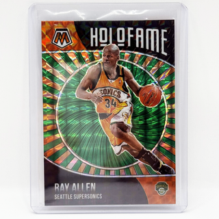 2020-21 Panini Mosaic HoloFame Ray Allen Green - No. 12
