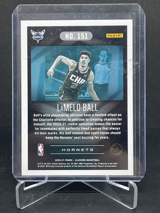 2020-21 Panini Illusions LaMelo Ball RC Charlotte Hornets - No. 151