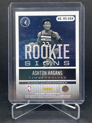 2020-21 Panini Illusions Rookie Signs Auto Ashton Hagans - No. RS-ASH