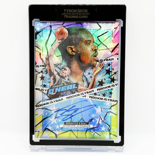 2022 Tyson Beck Shaquille O'Neal ROTY Rainbow Foil Authentic Autograph 11/32