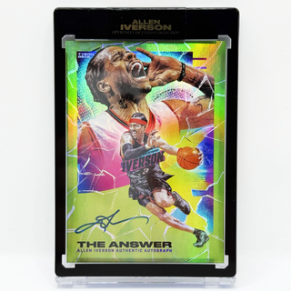 2022 Tyson Beck Allen Iverson The Answer Coloration Authentic Autograph 6/10