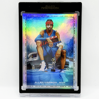 2022 Tyson Beck Allen Iverson MVP Pound For Pound Rainbow Foil 21/25