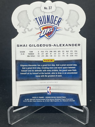 2020-21 Panini Crown Royale Shai Gilgeous-Alexander - No. 37