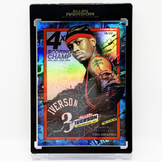 2022 Tyson Beck Allen Iverson 4x Scoring Champ AP Variation 19/22