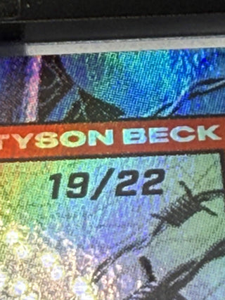 2022 Tyson Beck Allen Iverson 4x Scoring Champ AP Variation 19/22