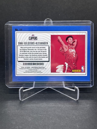 2018-19 Panini Contenders Lottery Ticket Shai Gilgeous-Alexander - No. 11