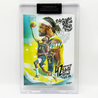 2021 Tyson Beck Patty Mills Most Points In A Medal Game Player Exclusive Limited To 250