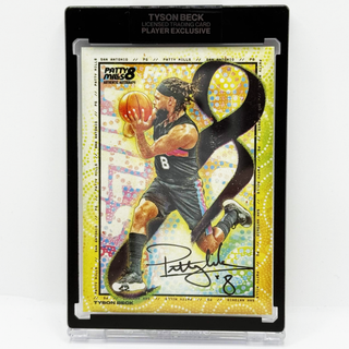 2021 Tyson Beck Patty Mills 8 Player Exclusive Autographed 21/25 + Certificate of Authenticity