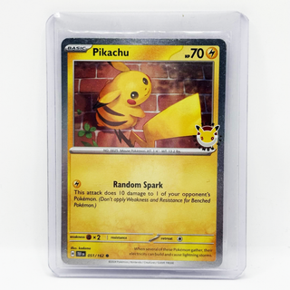 Pokémon TCG Pikachu 051/162 Temporal Forces (2026 Pokémon Day Promo)