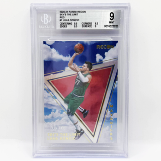 2020-21 Panini Recon Sky's The Limit Red Luka Doncic 180/199 BGS 9 Mint
