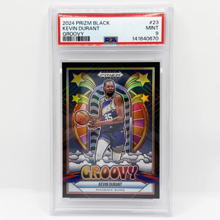 2015 Panini Prizm Black Kevin Durant Groovy Case Hit PSA Mint 9