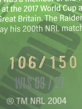 2024 NRL Traders World In League Elliott Whitehead England 106/150