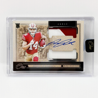 2024 Panini One Football Ricky Pearsall Dual RPA 122/199