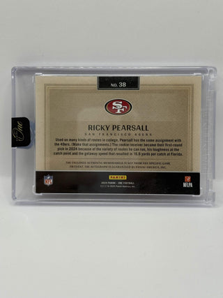 2024 Panini One Football Ricky Pearsall Dual RPA 122/199