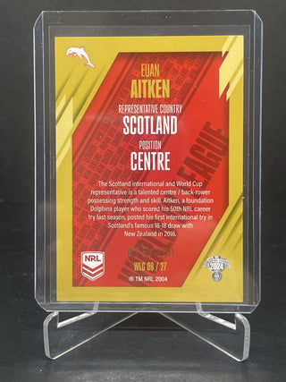 2024 NRL Traders World In League Euan Aitken Scotland 075/100