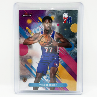 2025-26 Topps Finest VJ Edgecombe Rookie Common - No. 3