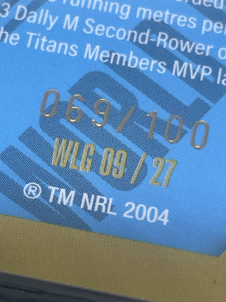 2024 NRL Traders World In League David Fifita Tonga 069/100