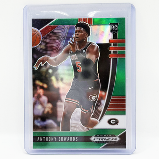 2020 Panini Prizm Draft Picks Anthony Edwards Green Prizm RC - No. 41