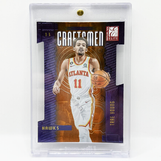 2023-24 Panini Donruss Elite Craftsmen Trae Young - No. 7
