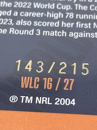 2024 NRL Traders World In League April Ngatupuna Cook Islands 143/215