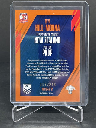 2024 NRL Traders World In League Mya Hill-Moana New Zealand 057/215