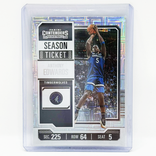 2023-24 Panini Contenders Anthony Edwards Season Ticket Premium Edition - No. 62 (B)
