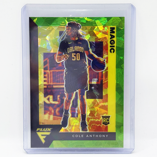 2020-21 Panini Flux Cole Anthony Green Cracked Ice RC - No. 210