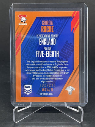 2024 NRL Traders World In League Georgia Roche England 102/215