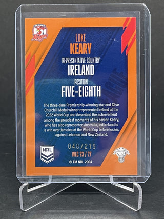 2024 NRL Traders World In League Luke Keary Ireland 048/215