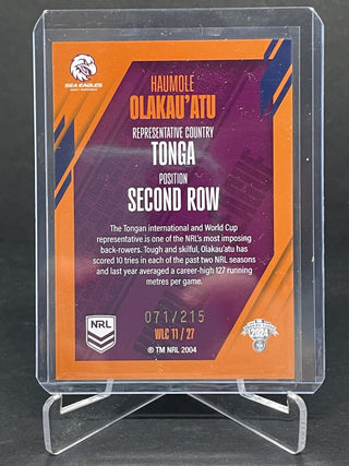 2024 NRL Traders World In League Haumole Olakau'atu Tonga 071/215