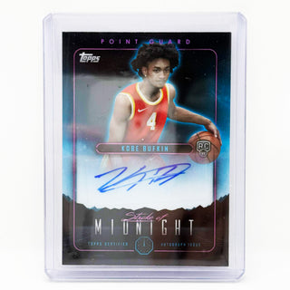 2024 Topps Midnight Kobe Bufkin Stroke of Midnight Rookie Auto #SMA-KB