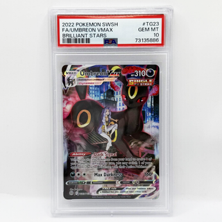 2022 Umbreon VMAX #TG23 Pokemon Brilliant Stars PSA Gem Mint 10