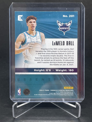 2020-21 Panini Chronicles Essentials LaMelo Ball RC - No. 201