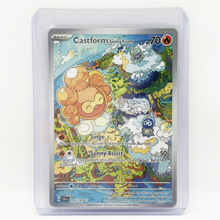 Pokemon TCG Castform Sunny Form 195/191 Pokemon Surging Sparks