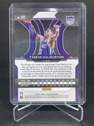 2020-21 Panini Prizm Tyrese Haliburton RC Sacramento Kings - No. 262