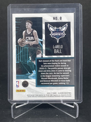 2020-21 Panini Illusions LaMelo Ball Instant Impact RC – No. 8